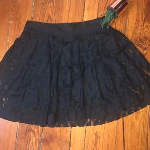 Ann Taylor Loft lace floral skirt